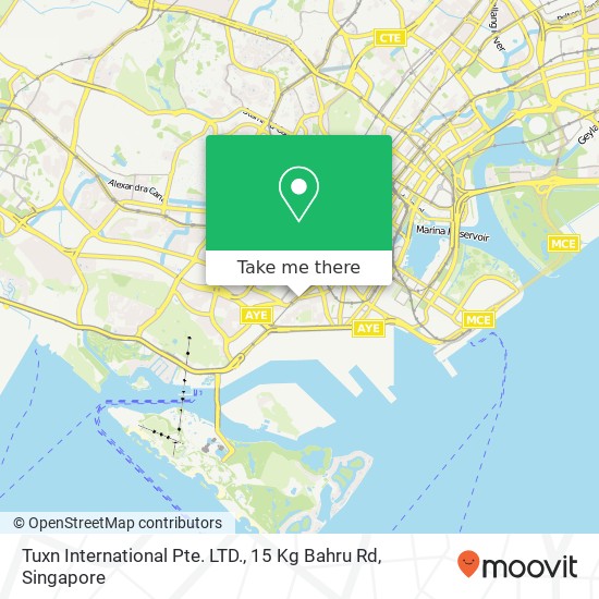 Tuxn International Pte. LTD., 15 Kg Bahru Rd地图