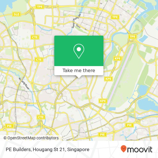 PE Builders, Hougang St 21 map