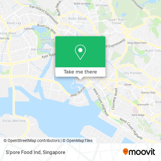 S'pore Food Ind地图