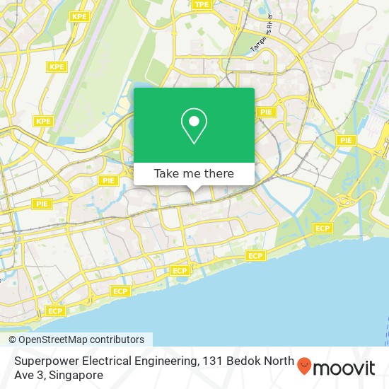 Superpower Electrical Engineering, 131 Bedok North Ave 3 map