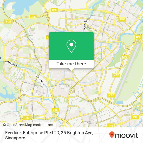 Everluck Enterprise Pte LTD, 25 Brighton Ave地图