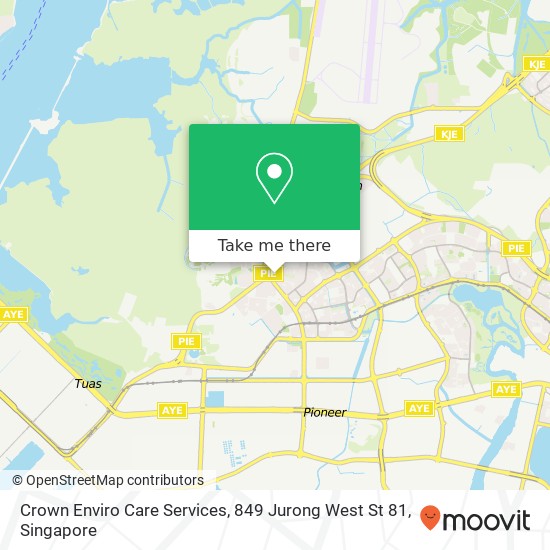 Crown Enviro Care Services, 849 Jurong West St 81 map