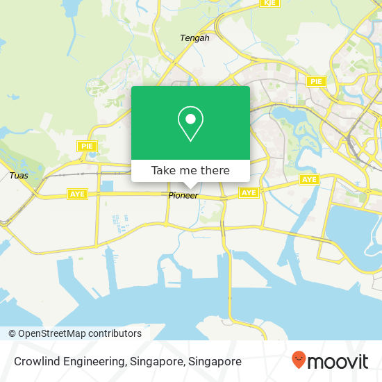 Crowlind Engineering, Singapore map