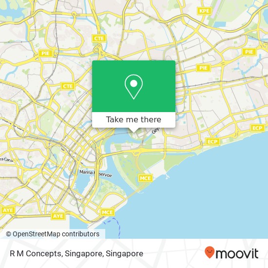 R M Concepts, Singapore map