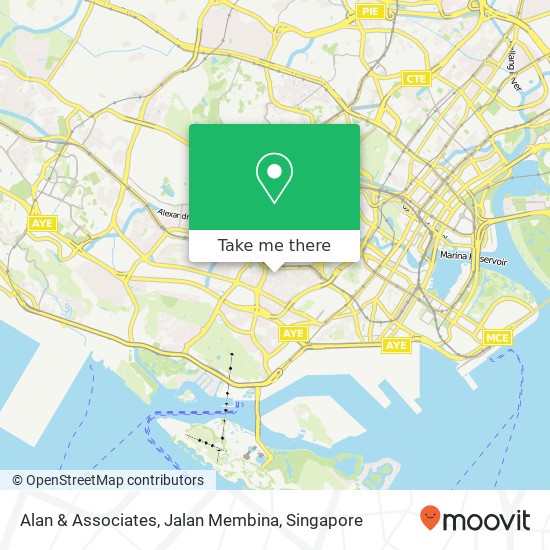 Alan & Associates, Jalan Membina map