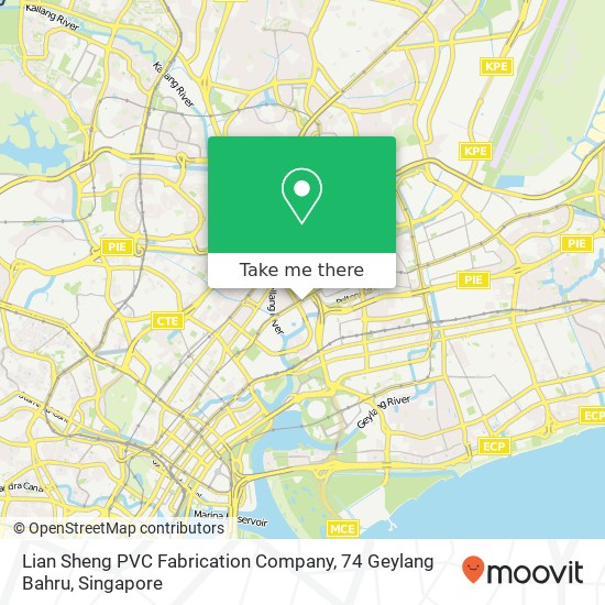 Lian Sheng PVC Fabrication Company, 74 Geylang Bahru map