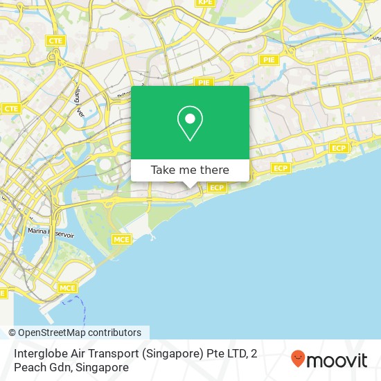 Interglobe Air Transport (Singapore) Pte LTD, 2 Peach Gdn地图