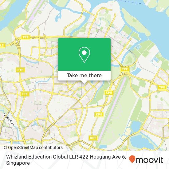 Whizland Education Global LLP, 422 Hougang Ave 6地图