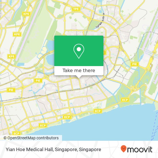 Yian Hoe Medical Hall, Singapore map