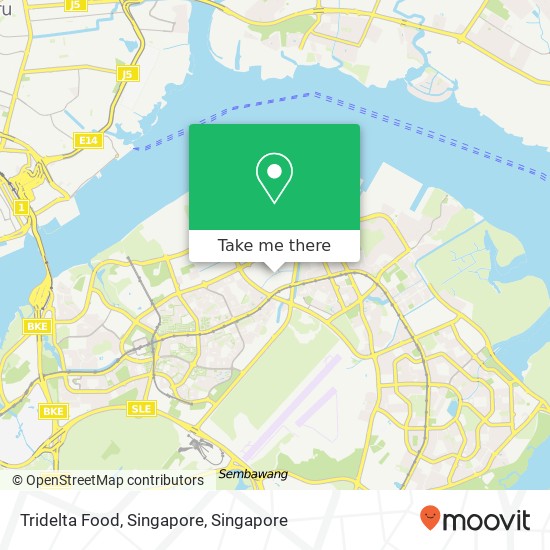 Tridelta Food, Singapore地图