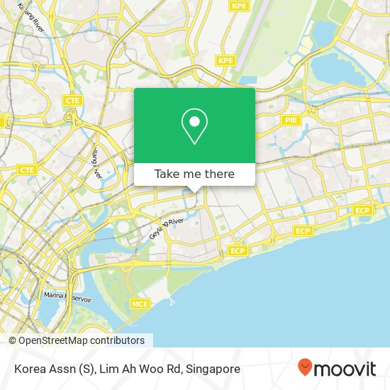 Korea Assn (S), Lim Ah Woo Rd map