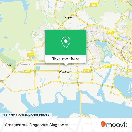 Omegastore, Singapore map