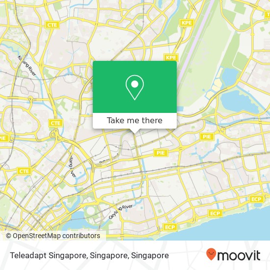 Teleadapt Singapore, Singapore map