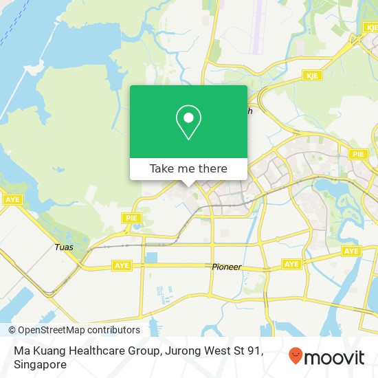 Ma Kuang Healthcare Group, Jurong West St 91地图