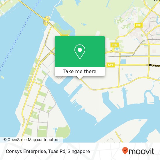 Consys Enterprise, Tuas Rd map