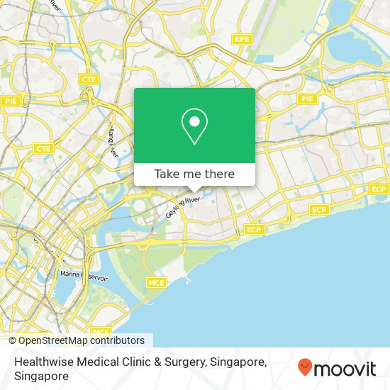 Healthwise Medical Clinic & Surgery, Singapore map
