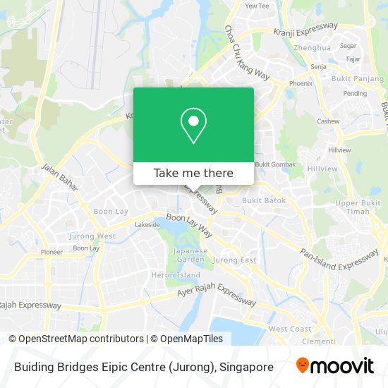 Buiding Bridges Eipic Centre (Jurong) map