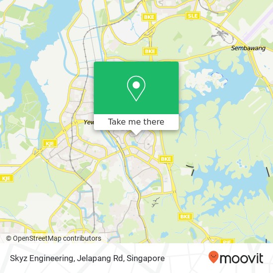 Skyz Engineering, Jelapang Rd map