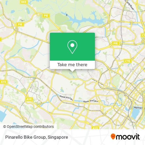 Pinarello Bike Group map