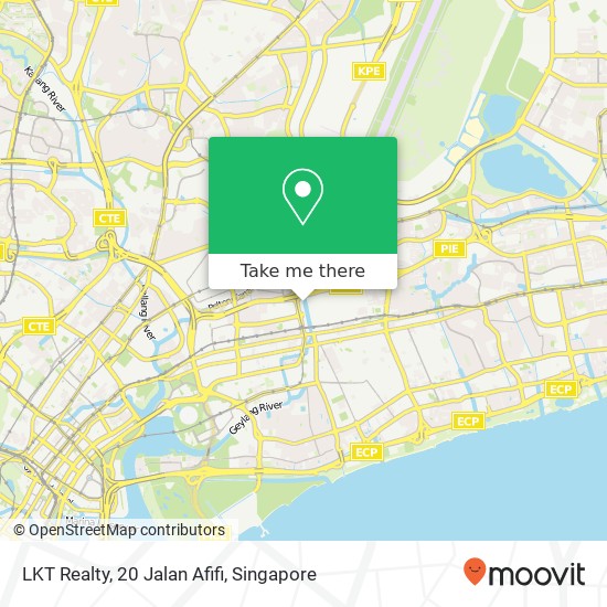 LKT Realty, 20 Jalan Afifi地图