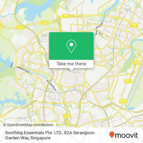 Soothing Essentials Pte. LTD., 82A Serangoon Garden Way地图