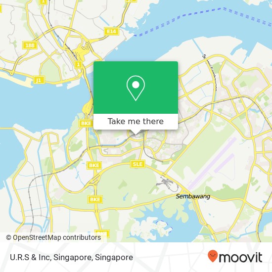 U.R.S & Inc, Singapore map