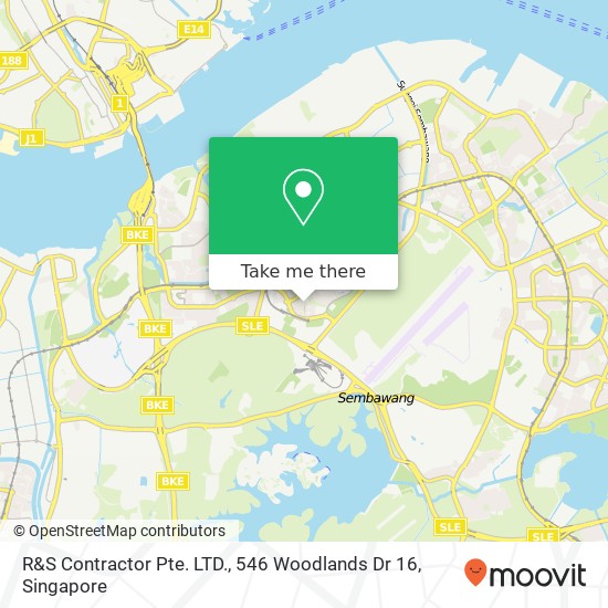 R&S Contractor Pte. LTD., 546 Woodlands Dr 16地图