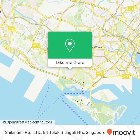 Shikinami Pte. LTD., 84 Telok Blangah Hts map