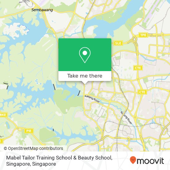 Mabel Tailor Training School & Beauty School, Singapore map