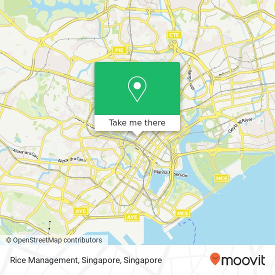 Rice Management, Singapore map