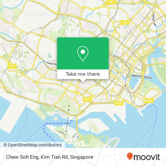 Chew Soh Eng, Kim Tian Rd map