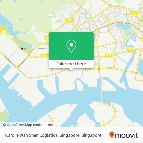 Kardin-Wan Shen Logistics, Singapore map