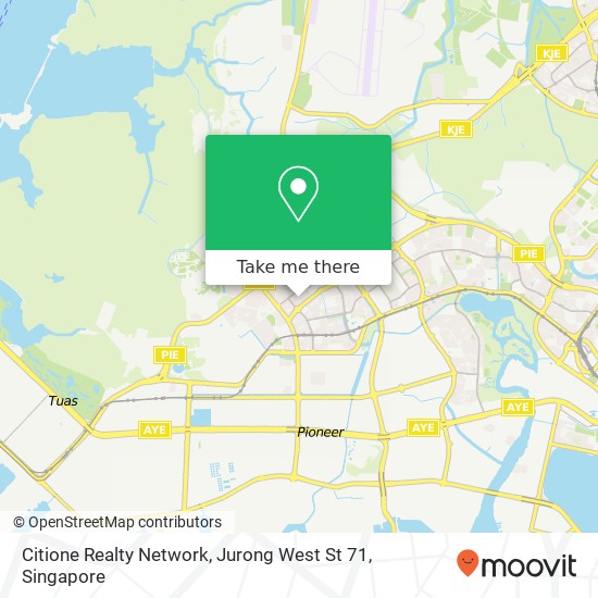 Citione Realty Network, Jurong West St 71 map