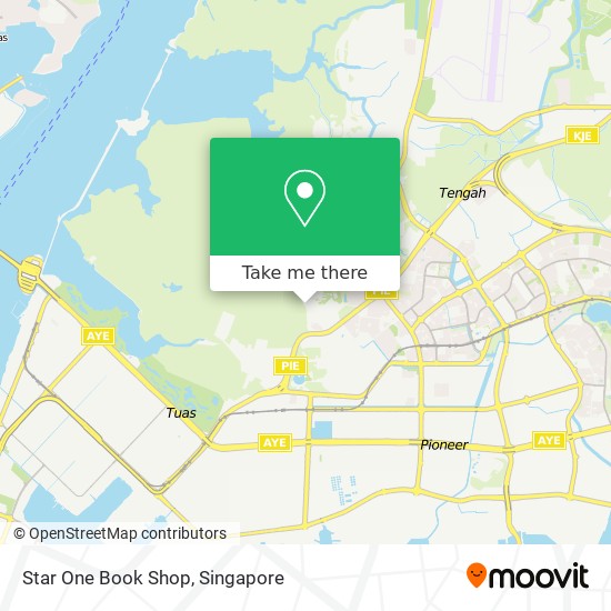 Star One Book Shop map
