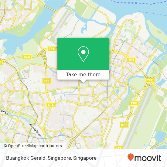 Buangkok Gerald, Singapore map