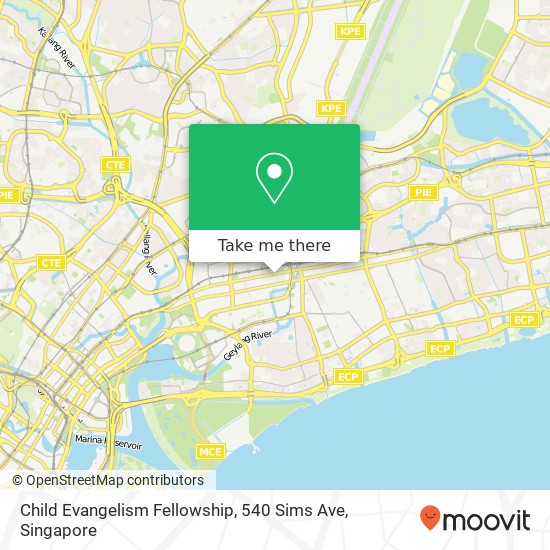 Child Evangelism Fellowship, 540 Sims Ave map