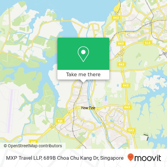 MXP Travel LLP, 689B Choa Chu Kang Dr地图