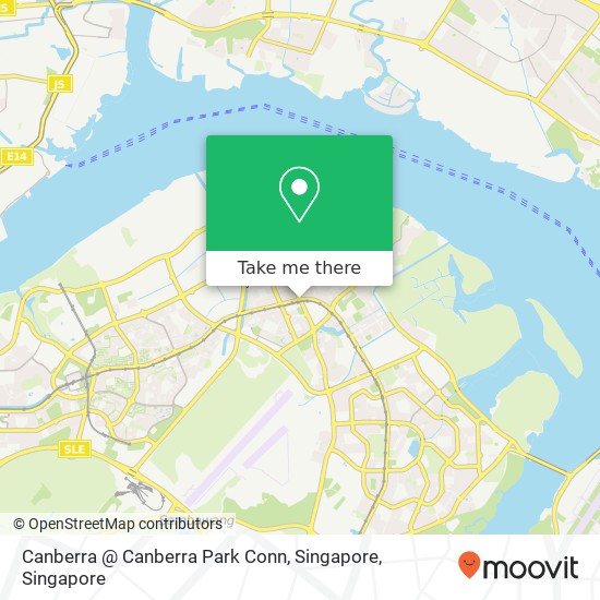 Canberra @ Canberra Park Conn, Singapore map