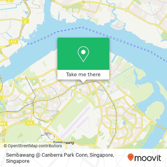 Sembawang @ Canberra Park Conn, Singapore地图