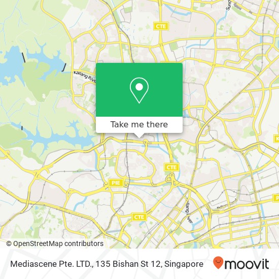 Mediascene Pte. LTD., 135 Bishan St 12 map