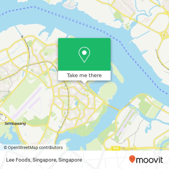 Lee Foods, Singapore map