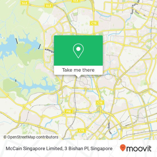 McCain Singapore Limited, 3 Bishan Pl地图
