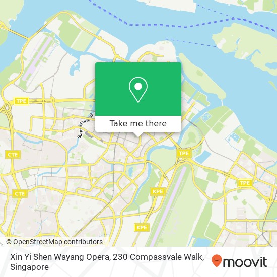 Xin Yi Shen Wayang Opera, 230 Compassvale Walk map