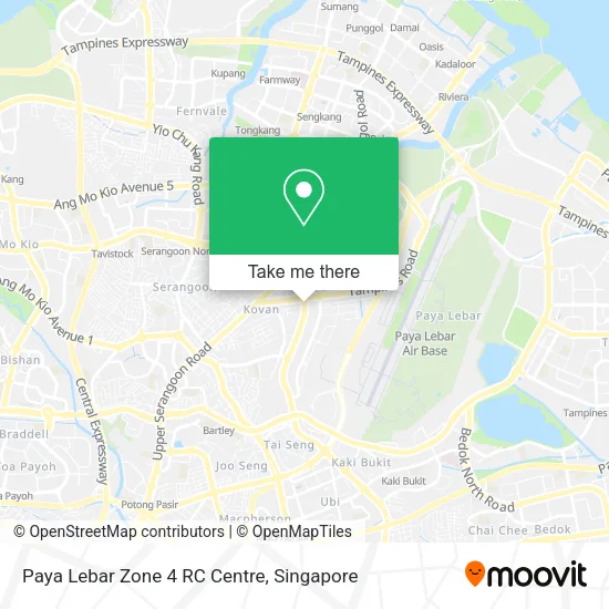 Paya Lebar Zone 4 RC Centre map