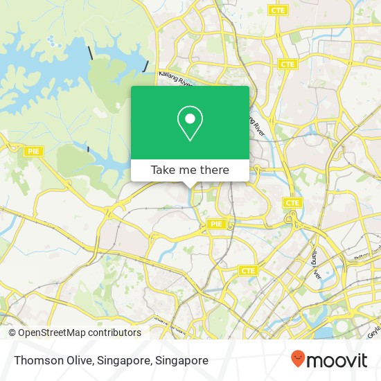 Thomson Olive, Singapore map