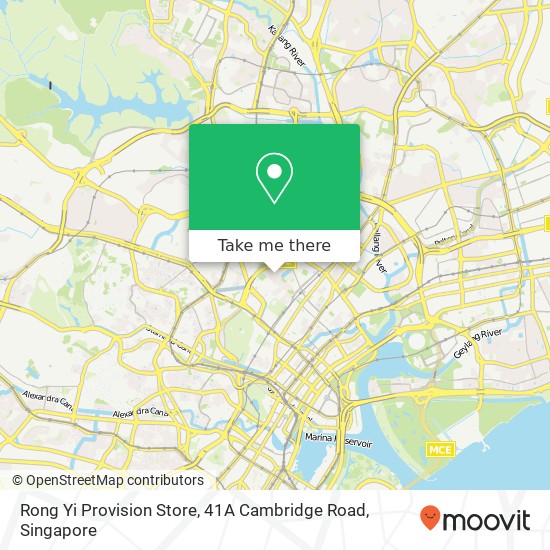 Rong Yi Provision Store, 41A Cambridge Road map