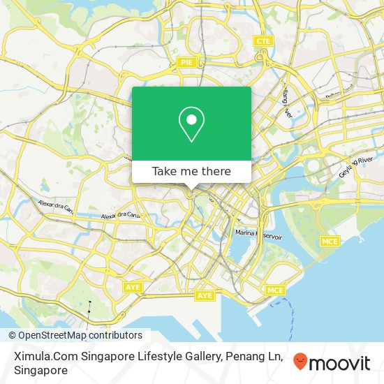 Ximula.Com Singapore Lifestyle Gallery, Penang Ln地图