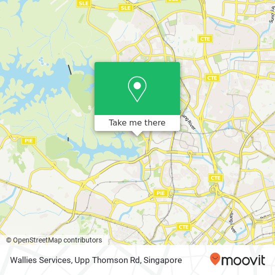 Wallies Services, Upp Thomson Rd地图