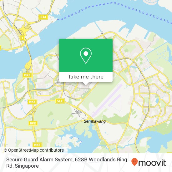 Secure Guard Alarm System, 628B Woodlands Ring Rd map