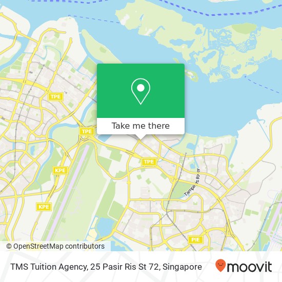 TMS Tuition Agency, 25 Pasir Ris St 72地图